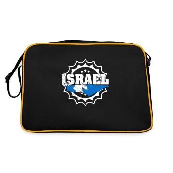 Origine Israël Moyen-Orient Voyage israélien - Sac Retro - noir/or - Dos