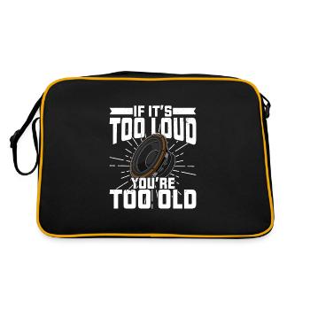 Sound Technician Sound Analog Subwoofer Music - Retro Bag - black/gold - Back