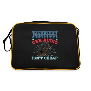 Sound Engineer Subwoofer Analog Sound - Retro Bag - black/gold - Back