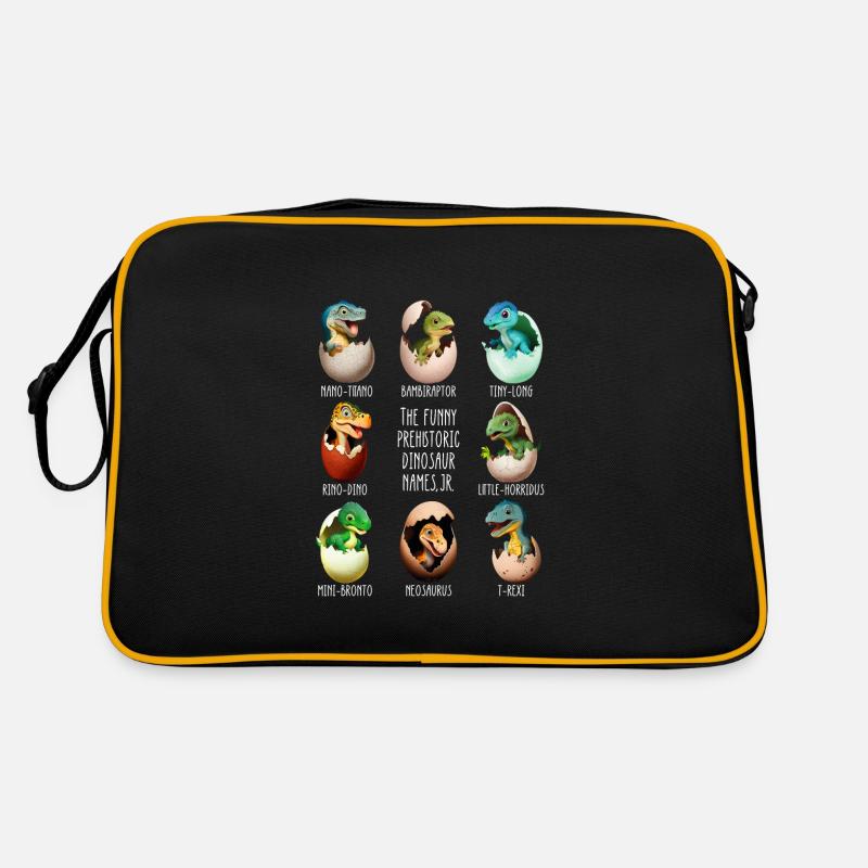 Baby Dinos im Ei Retro Tasche