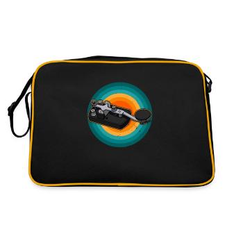Radio Radio Mortar Morse Radio Physics - Retro Bag - black/gold - Back