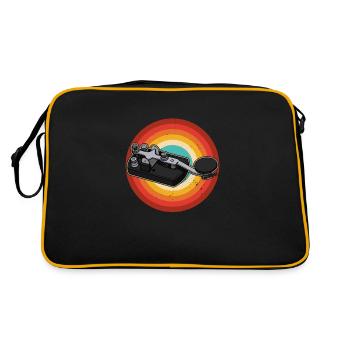 Radio Radio Mortar Morse Radio Physics - Retro Bag - black/gold - Back