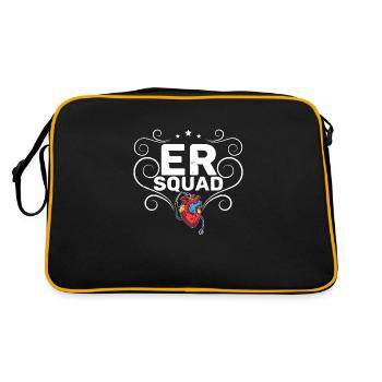 Cardiology Cardiologist Training Doctor Profession - Retro Bag - black/gold - Back