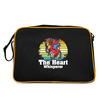 Cardiology Profession Medical assistant Caregiver Heart - Retro Bag - black/gold - Back