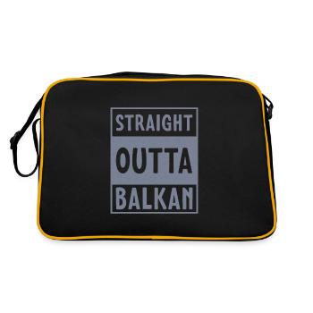 Yugoslavia Tito SFRY Balkan Slav Origin - Retro Bag - black/gold - Back