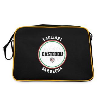 Italy Sardegna island Mediterranean holiday trip - Retro Bag - black/gold - Back