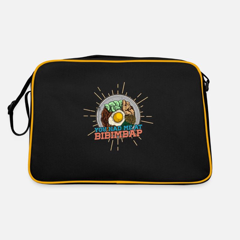 Cuisine asiatique coréenne Corée Bibimbap Sac Retro