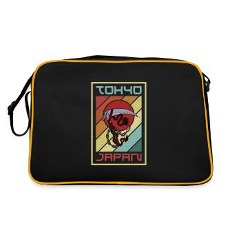 Ninja Martial Arts Weapon Ninjutsu Kusarigama Spell - Retro Bag - black/gold - Back