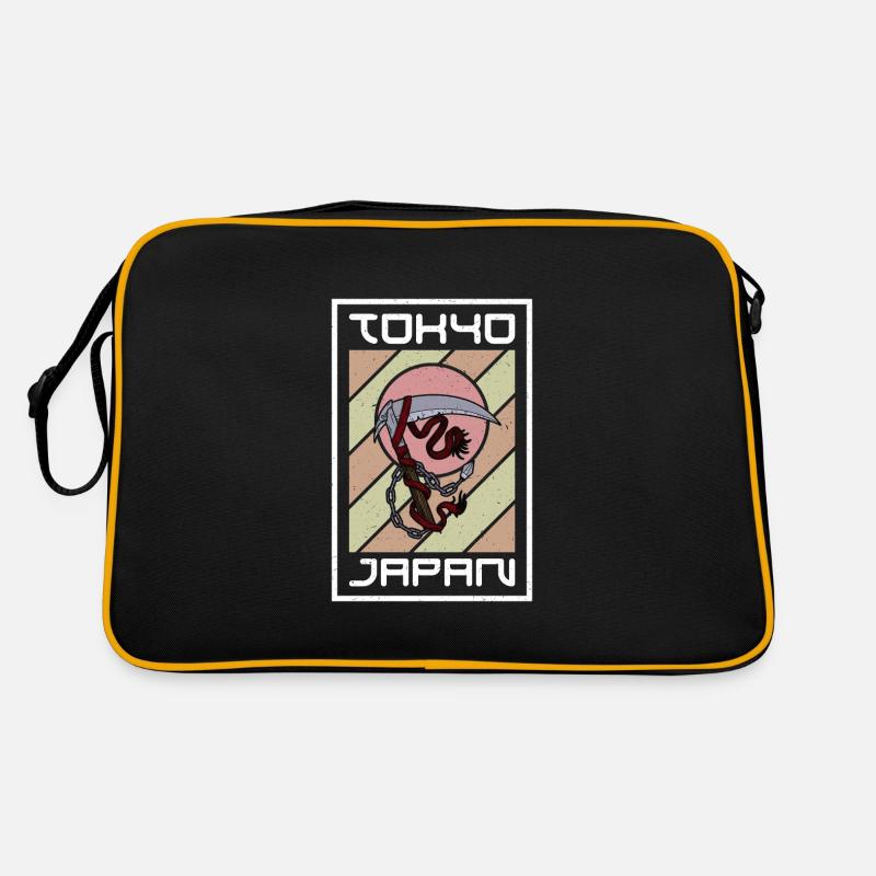 Ninja Kampfkunst Waffe Ninjutsu Kusarigama Spruch Retro Tasche
