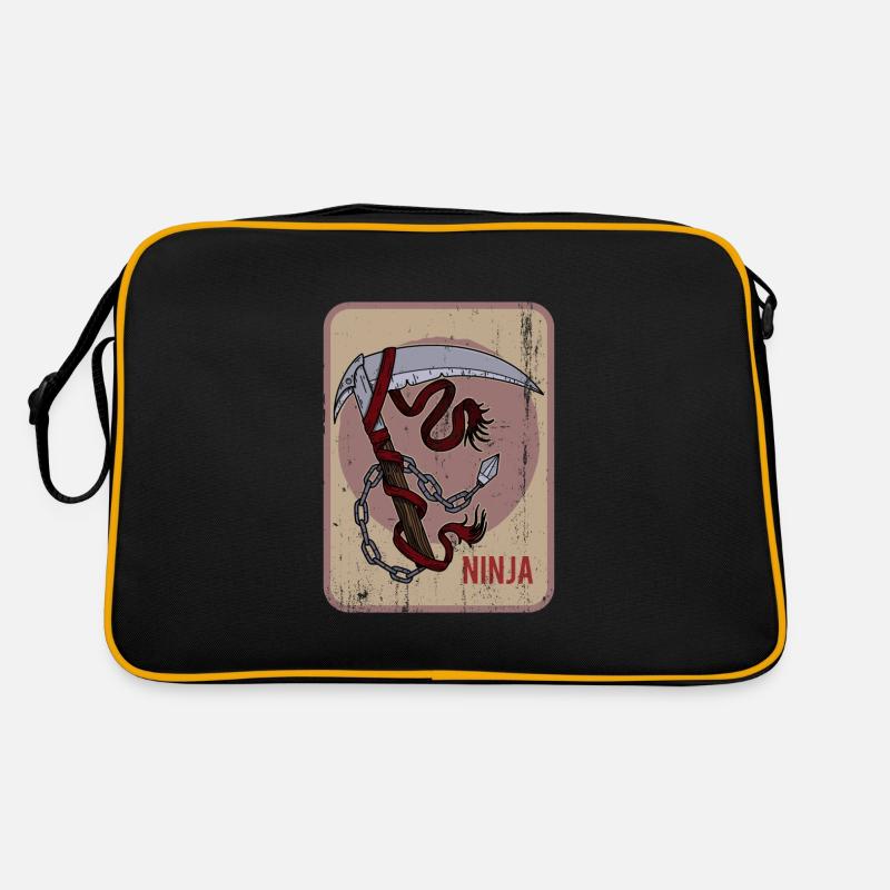 Kusarigama Training Weapon Combat Training Japan Retro Bag