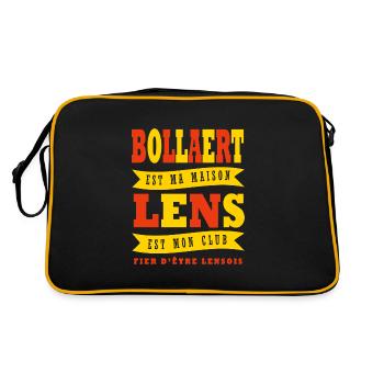 Lens supporter lensois football lens - Sac Retro - noir/or - Dos