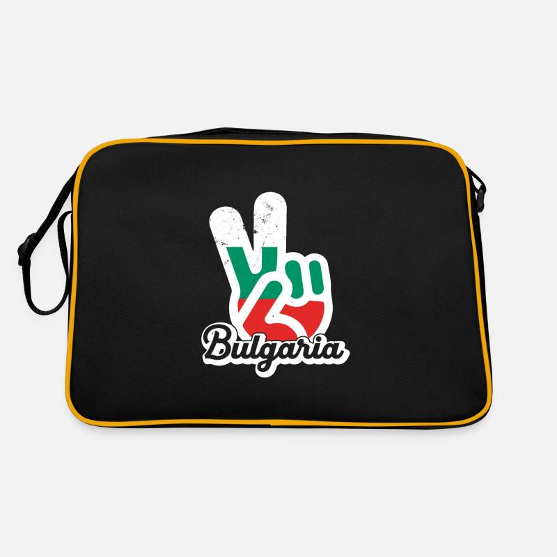 Bulgarie Balkans Drapeau de vacances Sofia Bulgarie Sac Retro