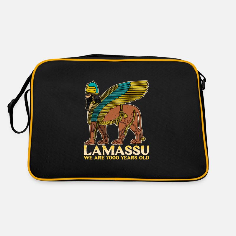 Lamassu Mesopotamia Babylon Deity Antique Retro Bag