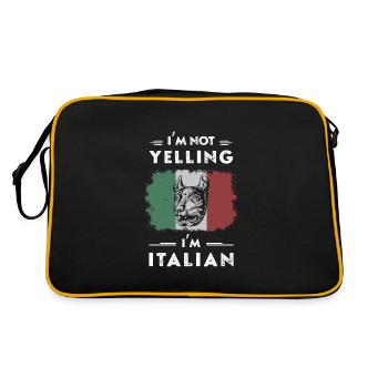 Histoire italienne Antiquités Rome loup Statue - Sac Retro - noir/or - Dos