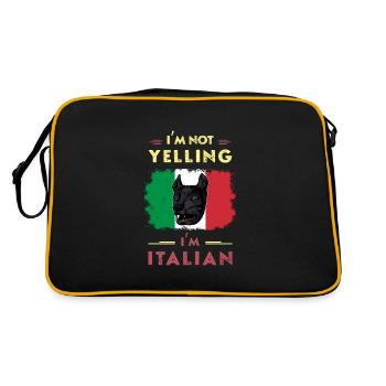 Histoire italienne Antiquités Rome loup Statue - Sac Retro - noir/or - Dos