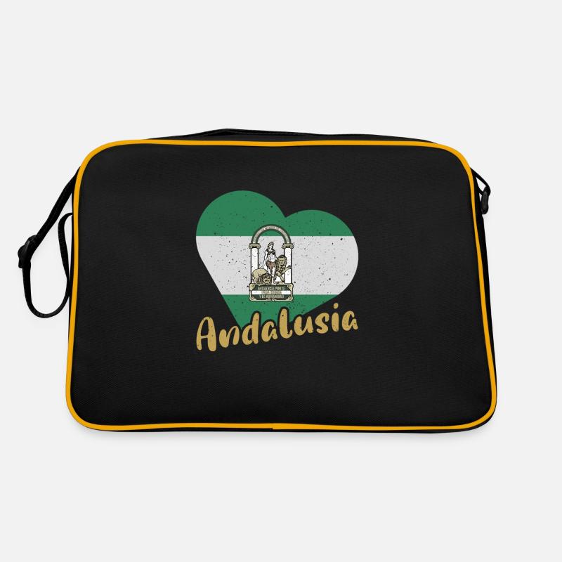Halbinsel Spanien Andalusien Sevilla Granada Retro Tasche