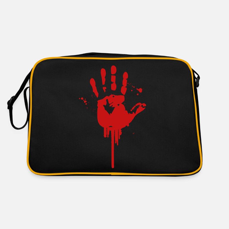 Red Hand Retro Bag