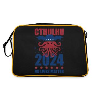 Cthulhu 2024 - Political election campaign without life - Retro Bag - black/gold - Back
