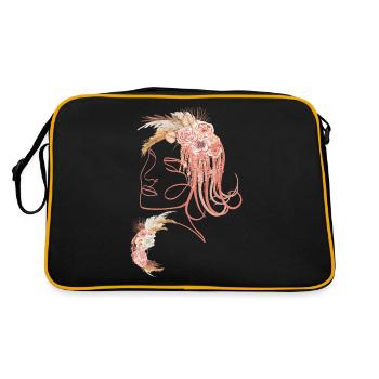 être passionné - Sac Retro - noir/or - Dos