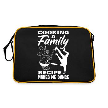 Family Recipe Joy Kitchen - Retro Bag - black/gold - Back
