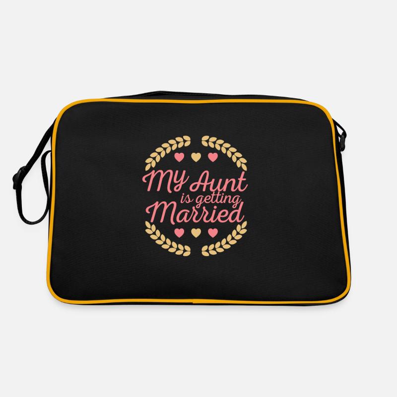 My Aunt Is Getting Married Gift I Funny Wedding Retro Bag