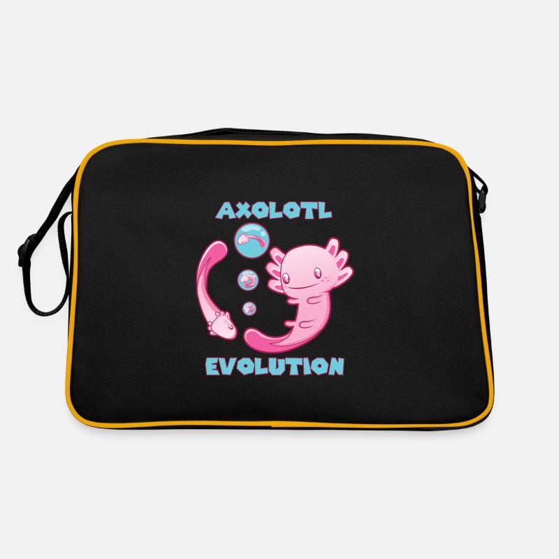 Axolotl Evolution Mexican Walking Fish produit Sac Retro