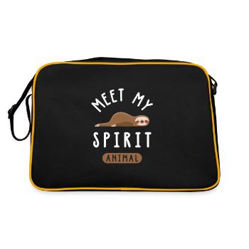 My Spirit Animal - Mon animal préféré - Sac Retro - noir/or - Dos