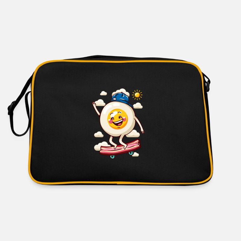 Flat Egg Skateboard Retro Bag
