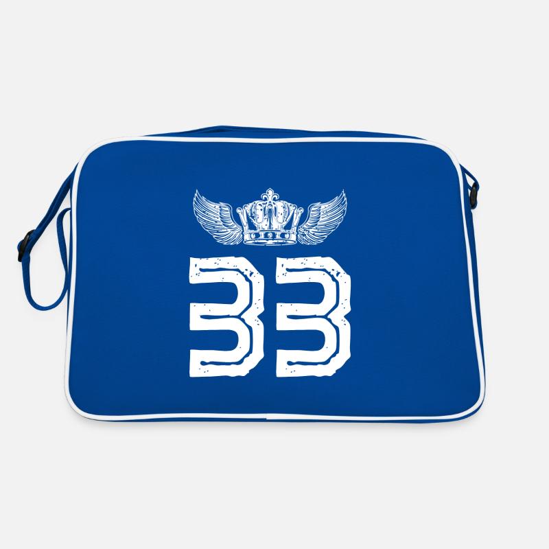 33 Couronne numérique Sac Retro