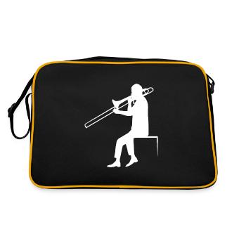 Trombone - Sac Retro - noir/or - Dos