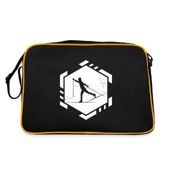 Ski de fond Ski de fond Ski de fond Patinage Ski de fond - Sac Retro - noir/or - Dos