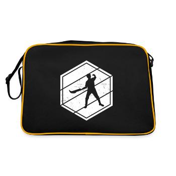 Pelote Basque Pelota vasca Hommes Pelote Femmes - Sac Retro - noir/or - Dos