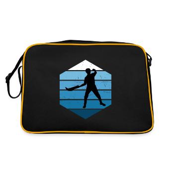 Pelote Basque Pelote Homme vasca Jai Alai - Sac Retro - noir/or - Dos