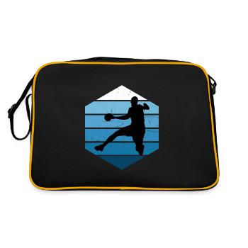 Handball Handball Players Men Handball Games - Retro Bag - black/gold - Back