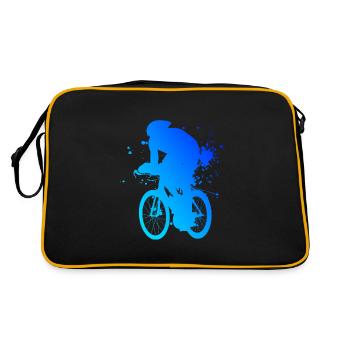 Vélo de route vélo de route pour hommes vélo de route pour femmes - Sac Retro - noir/or - Dos