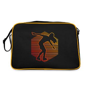Roller Skate Women's Roller Skates Roller Skating - Retro Bag - black/gold - Back