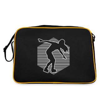 Roller Skating Rollerskates Roller Skate Roller skate - Retro Bag - black/gold - Back