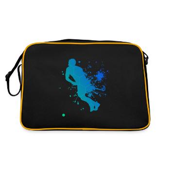 Innebandy Unihockeyspielen Herren Salibandy - Retro Tasche - Schwarz/Gold - Hinten