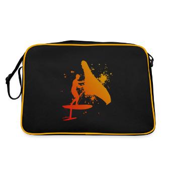 hommes wingfoil foil wingsurf wingsurf - Sac Retro - noir/or - Dos