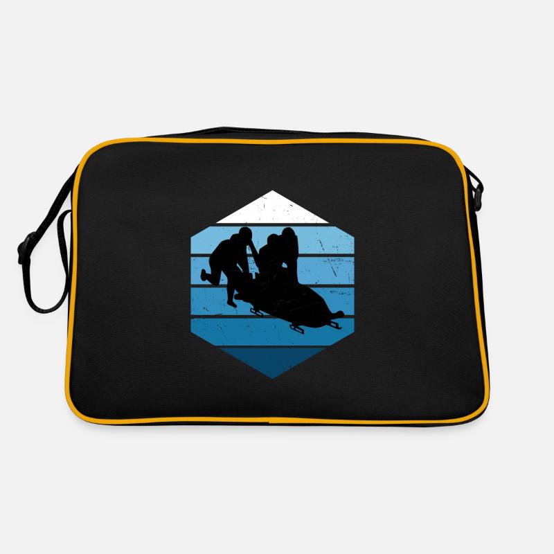 Bobsleigh Femmes Bobsleigh Piste Bobsleigh Ride Sac Retro