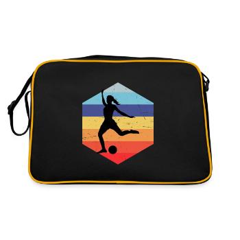 Football féminin Jouer au football masculin Football - Sac Retro - noir/or - Dos
