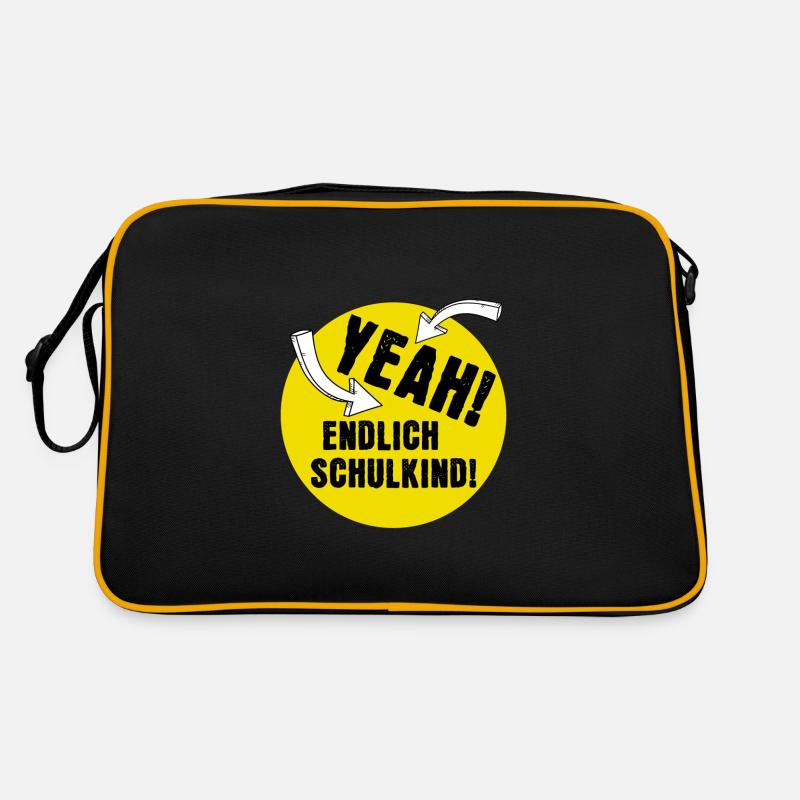 Yeah! Endlich Schulkind! Retro Tasche