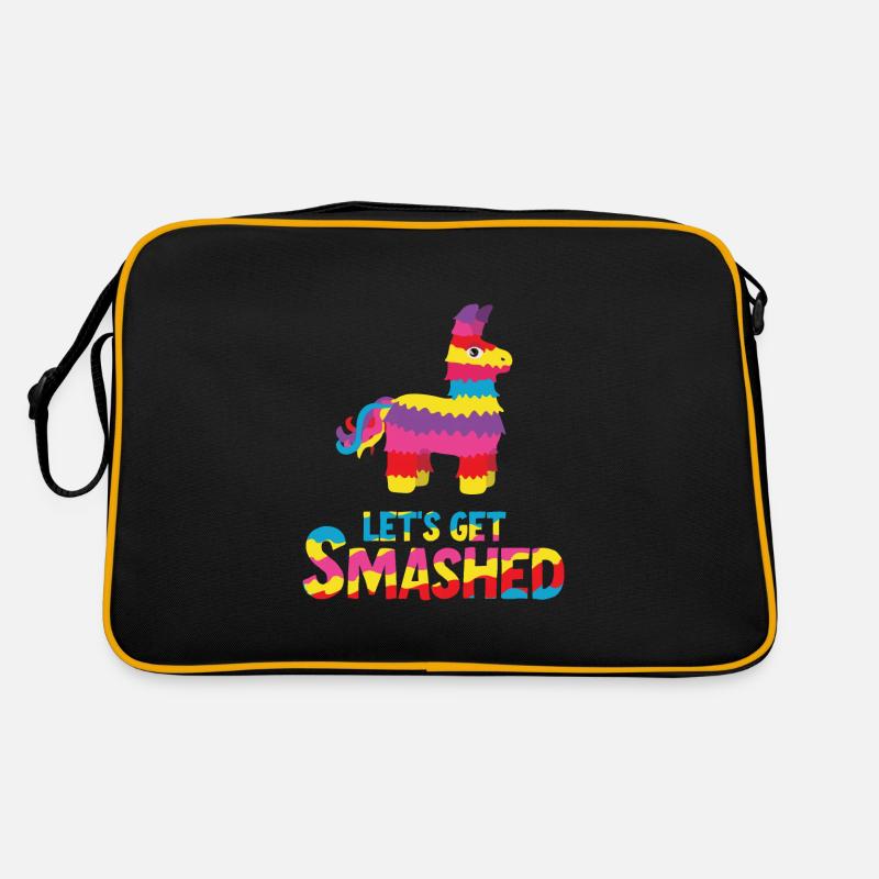 Let's Get Smashed Pinata Retro Tasche
