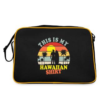 This is my Hawaiian shirt - Retro Bag - black/gold - Back