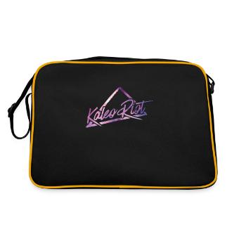 Kaleo Riot merchandise (Kein Hintergrund) - Retro Tasche - Schwarz/Gold - Hinten