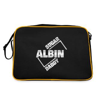 Sucre Albin - Sac Retro - noir/or - Dos