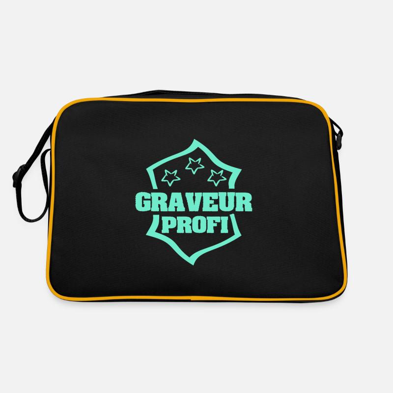 Profession Graveur Sac Retro