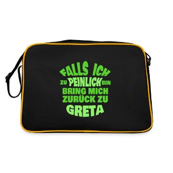 Bachelor Party Greta - Retro Bag - black/gold - Back