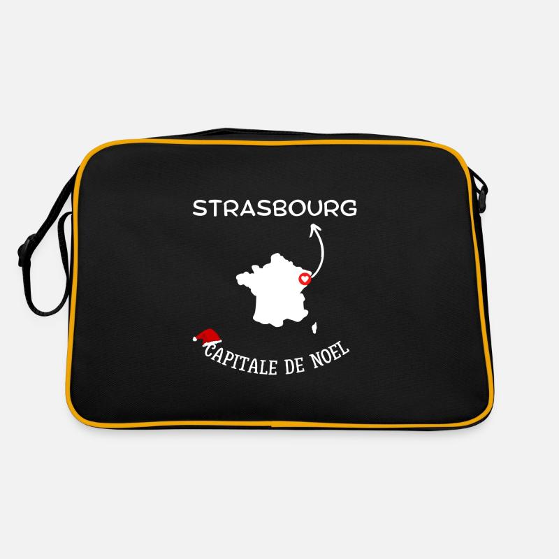 Strasbourg capitale de Noel Sac Retro