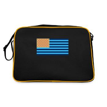 Drapeau de Djurgården - Sac Retro - noir/or - Dos